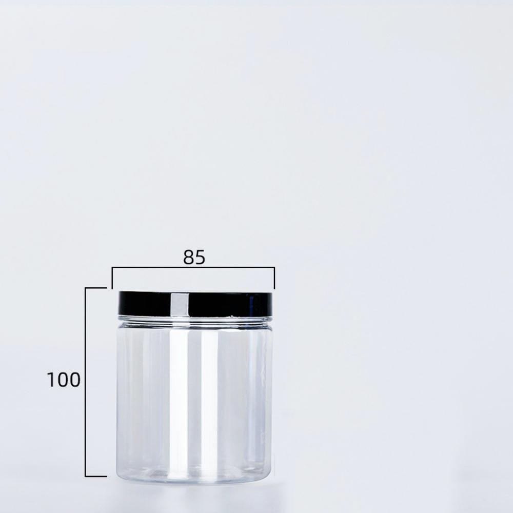 Прозрачная герметичная банка с крышкой, устойчивая к запахам, упаковка для хранения, бутылка для кофейных зерен, контейнер для приправ, кухонные принадлежности
