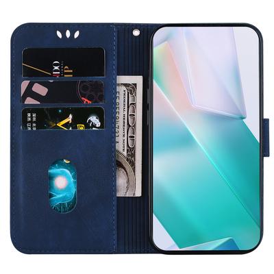 Для Samsung Galaxy S25 Чехол-кошелек Кожаный с тиснением под тигра Ударопрочный Чехол для телефона