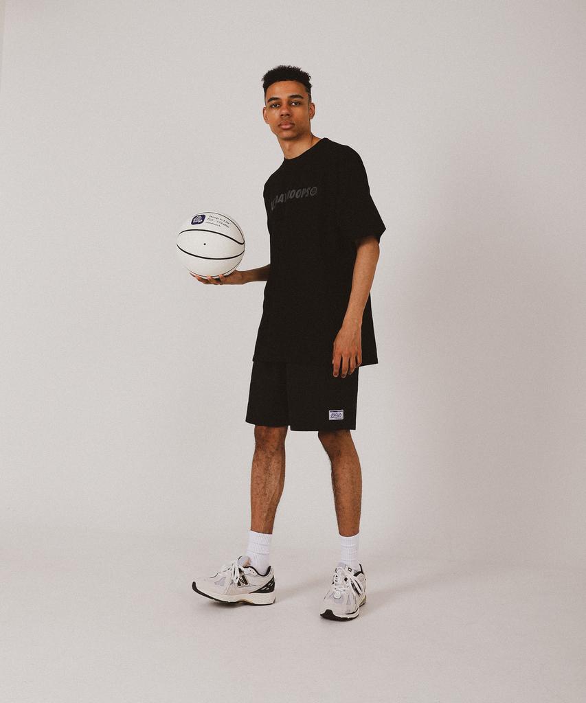 ALL DAY HOOPS Hoop S1 Logo Short Sleeve T-Shirt Black