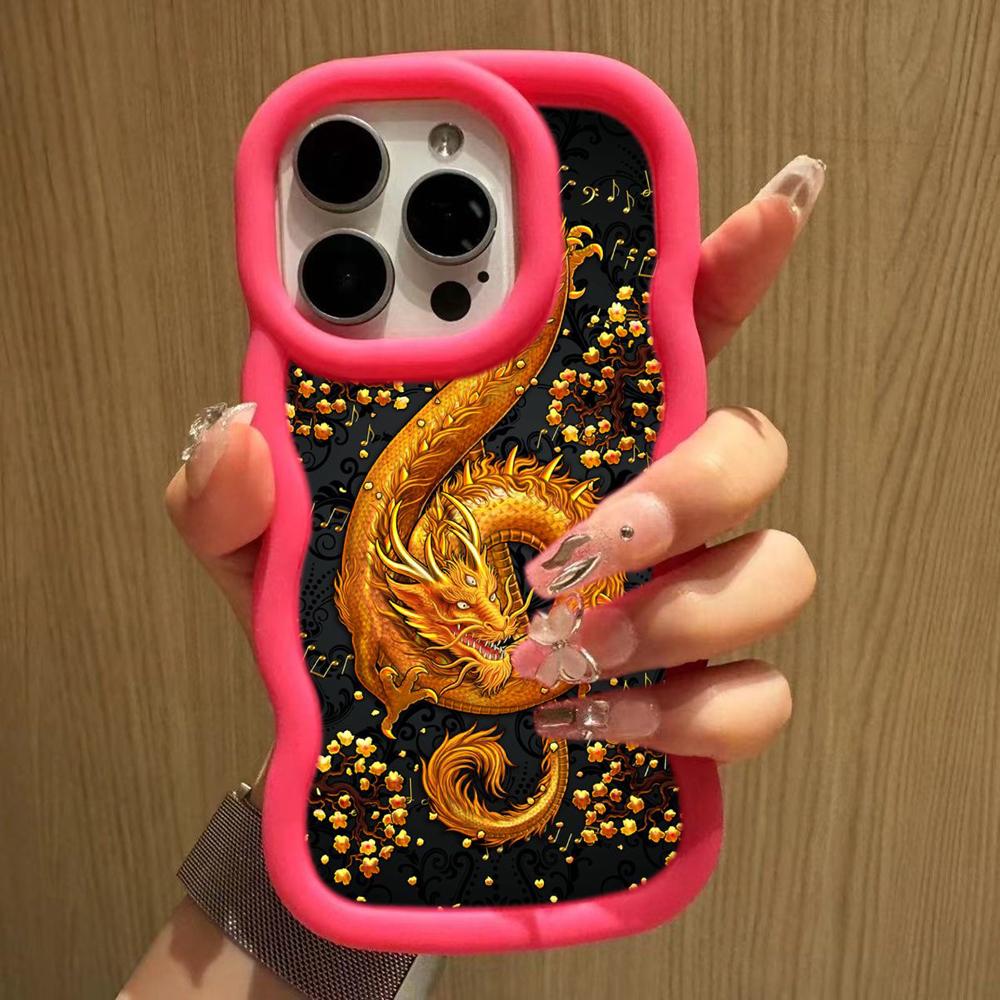 Чехлы для телефонов Ae77 Dragon Design Art защитные для Samsung S24 Plus S23 Ultra A14 A55 A05s A06 Honor X9b Motorola OnePlus Big Wave TPU задняя крышка