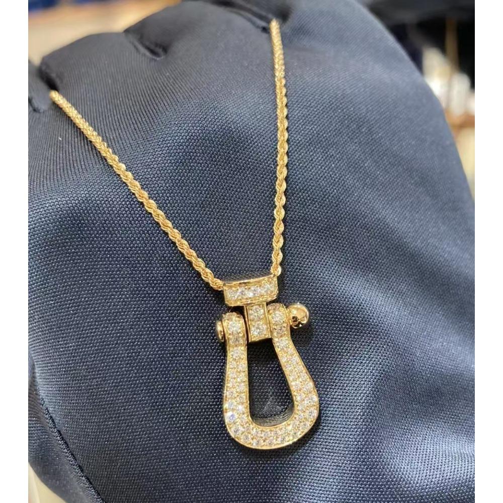 CNC Diamond Necklace High-end Horizontal and Vertical Mini Gypsy Necklace
