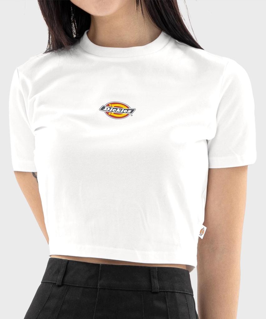 DICKIES Women'S Maple Belly Crop Top White