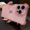 Ударопрочный прозрачный мягкий чехол для телефона iPhone 16 Pro 15 14 Plus 13 12 11 защитный силиконовый чехол-бампер цвета конфеты