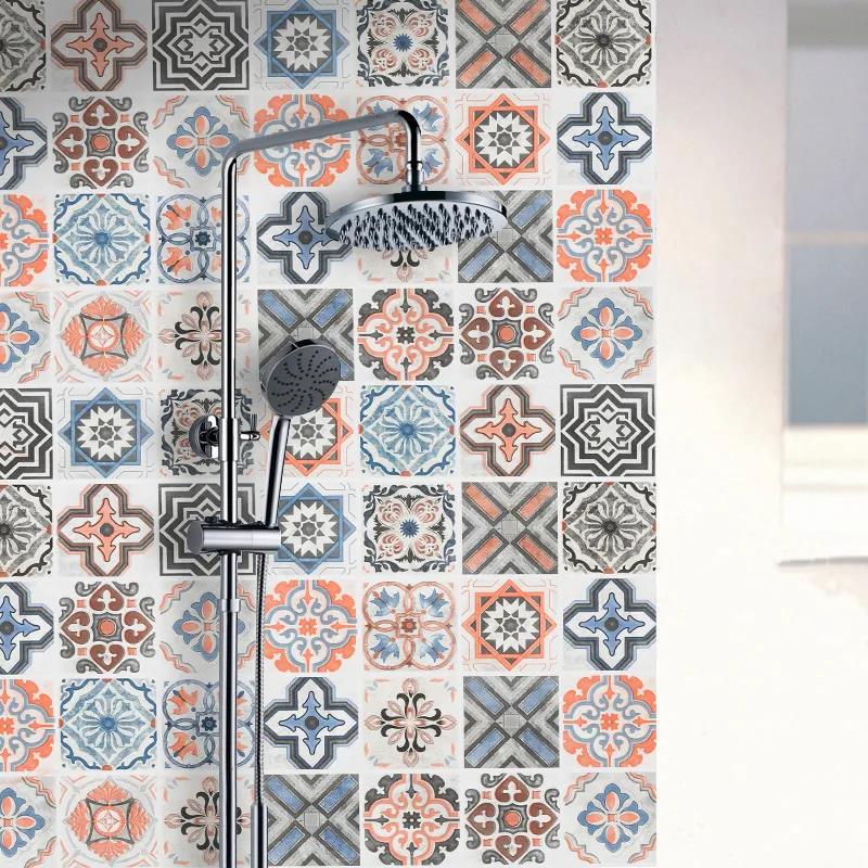 Ремонт для кухни, маслостойкие 3D-наклейки на стену в европейском стиле, самоклеящиеся наклейки для плитки, ванной комнаты, плиты, шкафа, ПВХ, 40 см