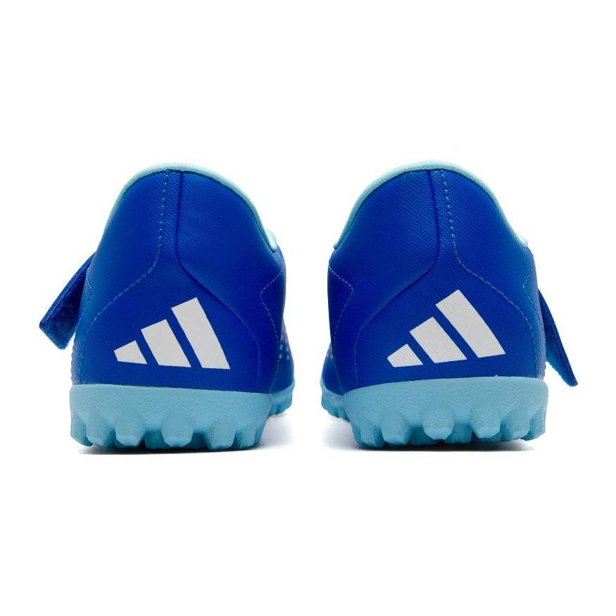 Adidas Predator Accuracy.4 Comfortable Lace-Up Non-Slip Anti-Kick Shock Absorbing Durable Low-Top Soccer Shoes Kids Soccer Shoes Blue White IE9441