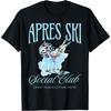 Apres Ski Social Club Вечеринка с напитками Женская футболка для зимних видов спорта