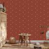 Red Geometric Pattern Wallpaper for Living Room and Bedroom 50x1000