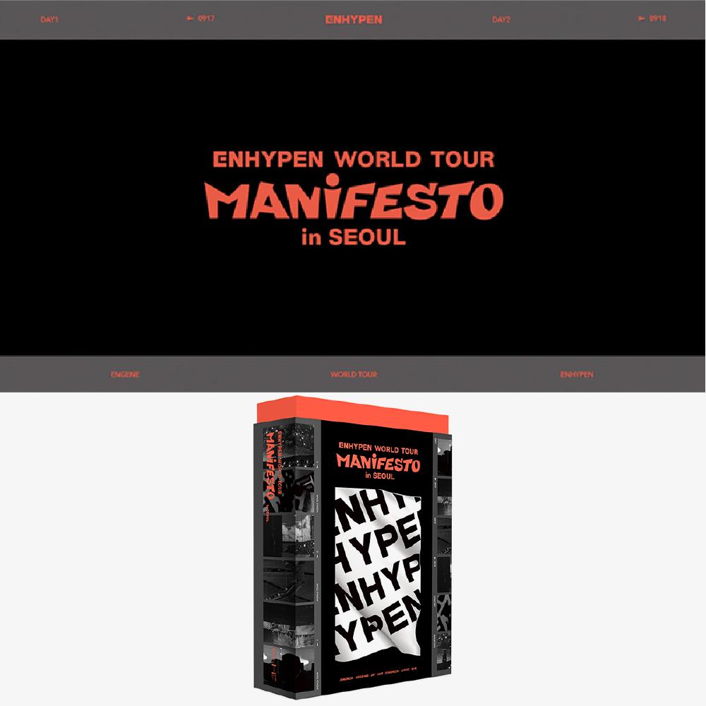 ENHYPEN WORLD TOUR MANIFESTO In SEOUL DVD Digital Code