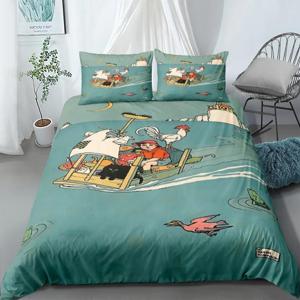 Maniac Mansion Duvet Cover Set Without Sheet King Queen Double Full Twin Single Size Bed Linen Set