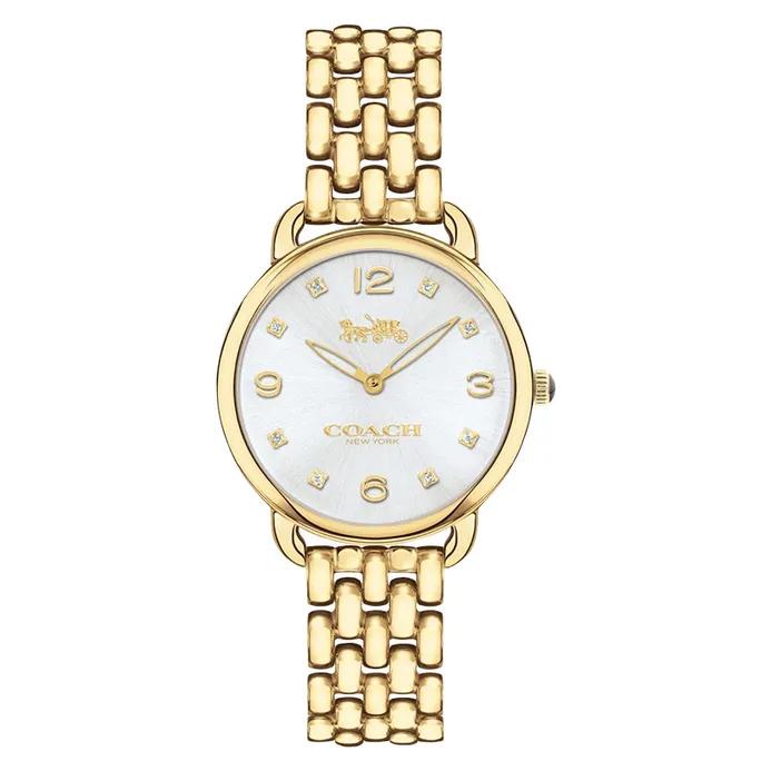 Coach Аналоговые женские часы Delancey Gold 14502782