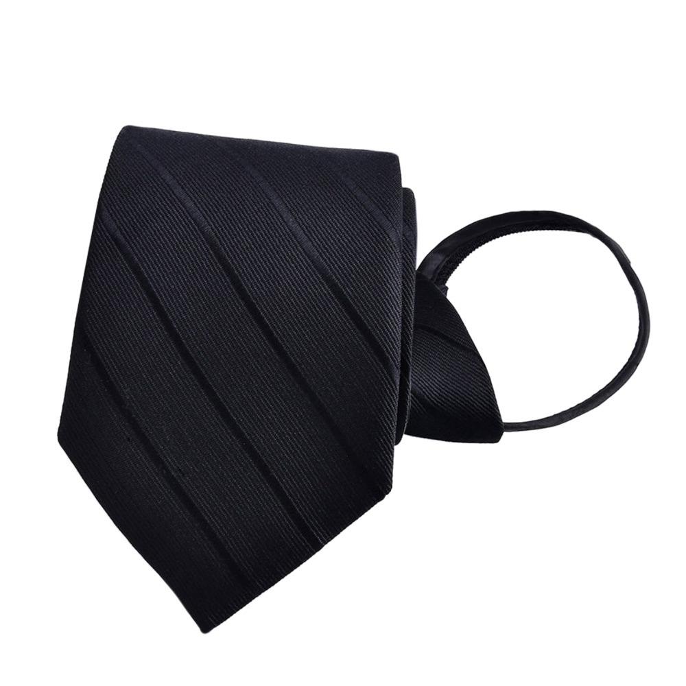 Stripe Necktie Blue Black Slim Skinny Tie Elegant Wedding Groom Tie  Gifts