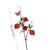 Plastic Artificial Pomegranate Branches 5-Fruit Fake Plants  Birthday Decor