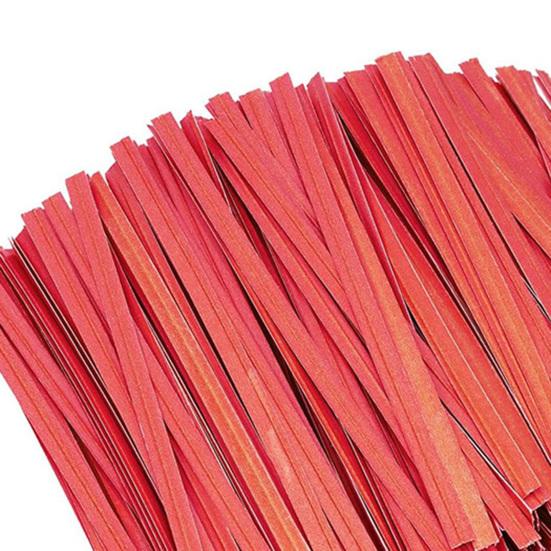 1000 шт. крафт-бумага стяжек-перевязок многоразового использования с проволочным сердечником гибкие кабельные стяжки для упаковки хлеба торта конфет праздничные сувениры