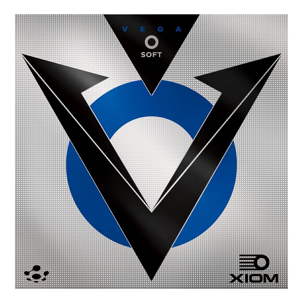 XIOM Vega O Table Tennis Spin 850050 Rubber, Soft, Inverted, Control, Red, 1.9,