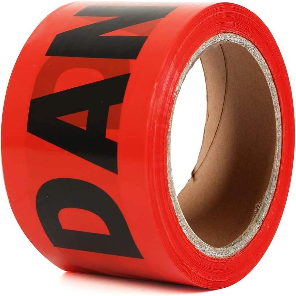 Non-Adhesive Caution Barrier Tape 7.5cm*100M Safety Warning Tape Danger Construction