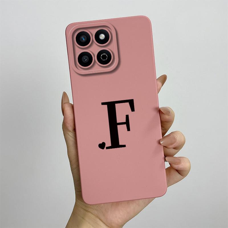 Чехол для Honor 200 Smart Case Защита объектива камеры Милые буквы Силиконовый противоударный чехол для телефона для Honor 200 Smart 5G Capa