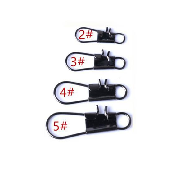 50 шт. быстродействующий поворотный шарнир с защелкивающимся подшипником, рыболовные снасти с соединителем и застежкой