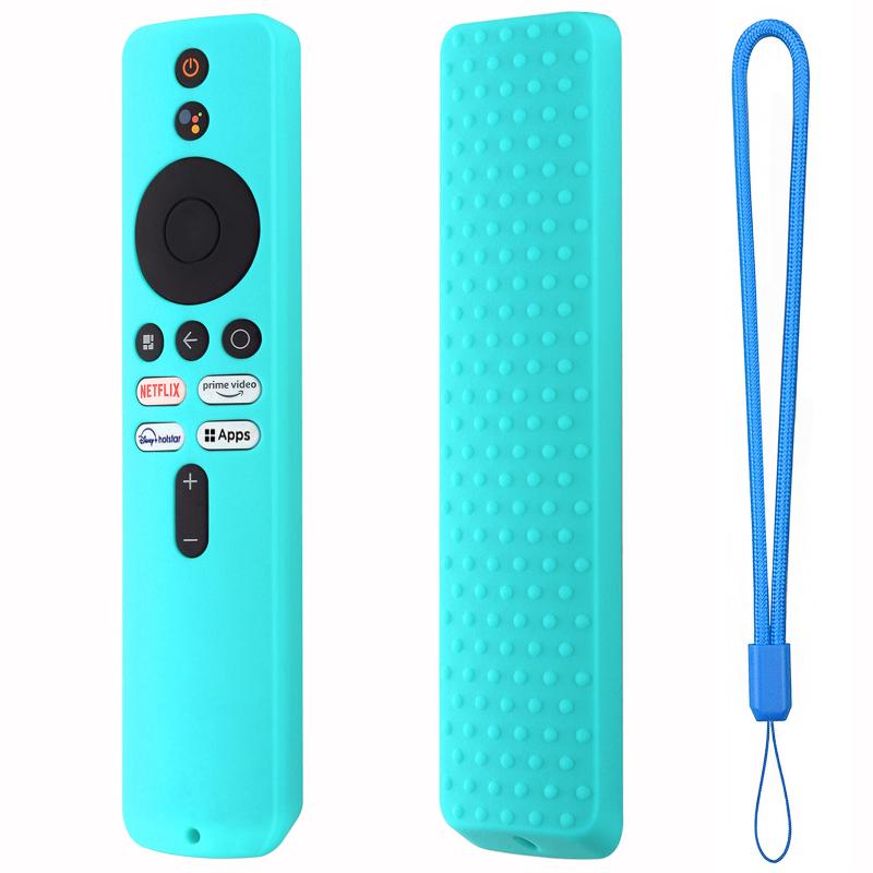 Чехол для пульта от телевизора Ударопрочный силиконовый защитный чехол со шнурком Совместимый для Xiaomi