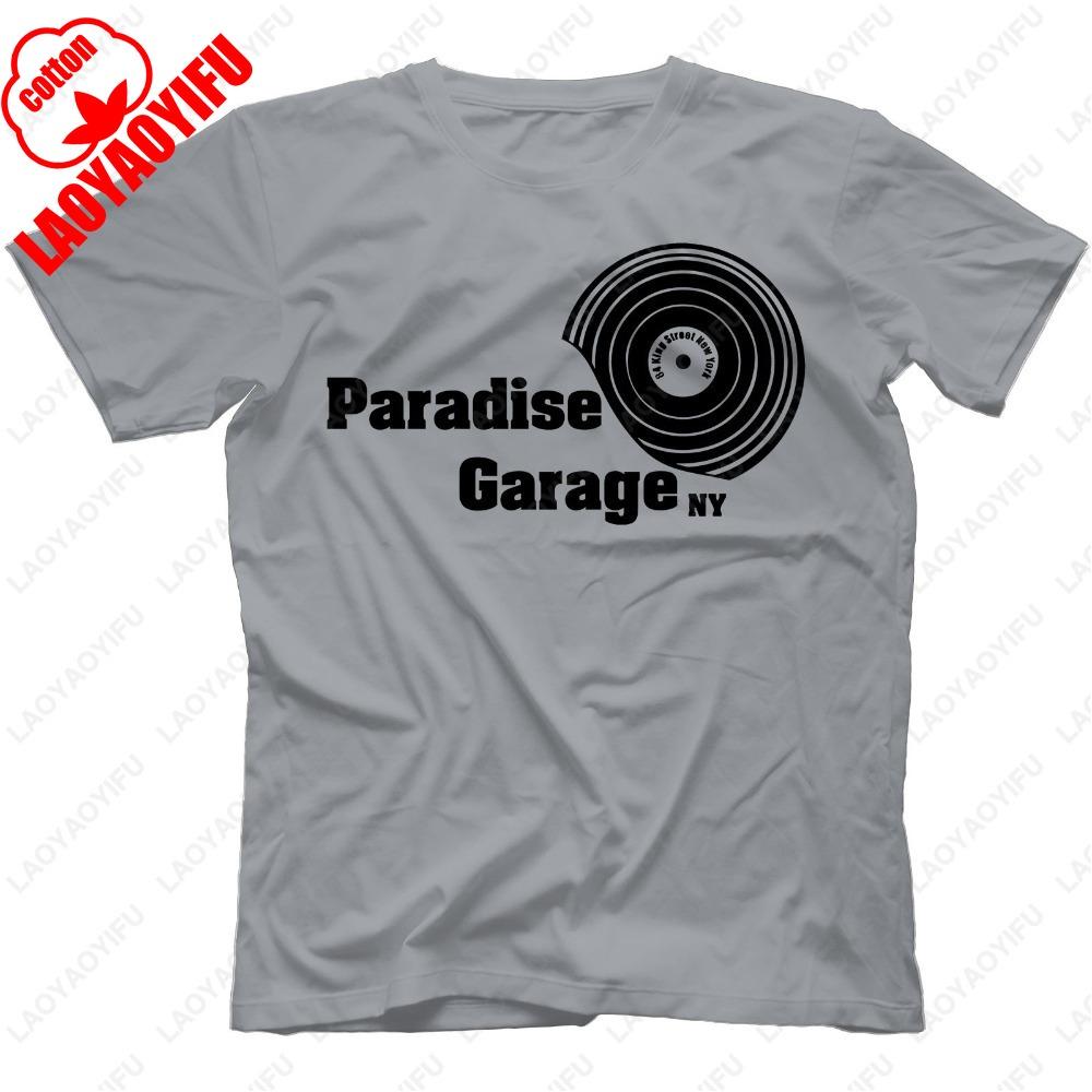 Футболка Paradise Garage Хлопок Диско Хаус Ларри Леван Salsoul Чикаго Летняя Мода Повседневная Обычный Хлопок Мужская Одежда