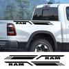 Наклейка на борт пикапа для Dodge RAM 1500 2500 3500 Rebel TRX Стиль полос для автомобиля Декоративная наклейка Виниловая накладка на грузовик Автоаксессуары