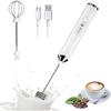 Handheld Electric Milk Frother Whisk Egg Beater USB Rechargeable Coffee Blender Household Milk Shaker Mixer Foamer Food Blender