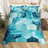 Комплект пододеяльников с рисунком мраморной текстуры с постепенным переходом, цифровая печать для трех комплектов постельного белья