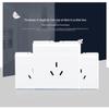 Ultra-Thin Surface-Mounted Three-Gang Single/Double Pole Light Switch Panel