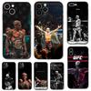 Чехол для телефона U-Ufc Charles Oliveira для iPhone 17 Air 16 e 15 14 13 12 11 Pro Max Plus Mini SE 2020 2022 Мягкий Силиконовый Черный Чехол