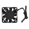 RC Cooling Fan Iron Plastic Lightweight Quick Speed RC Motor Cooler for 1 10 Traxxas 7.4V Black 40 X 40mm