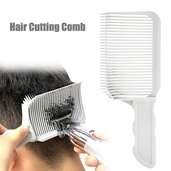 Barber Fade Comb Professional Hair Cutting Blending Clipper Comb Flat Top Comb Men Salon