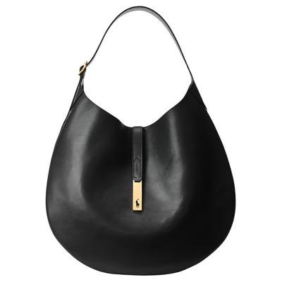 Женская сумка через плечо Polo ID из коровьей кожи, черная WAPOBAG02V20007-001