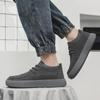 Men's Retro Suede Low-Top Work Shoes and Trendy Casual High-Top Sneakers