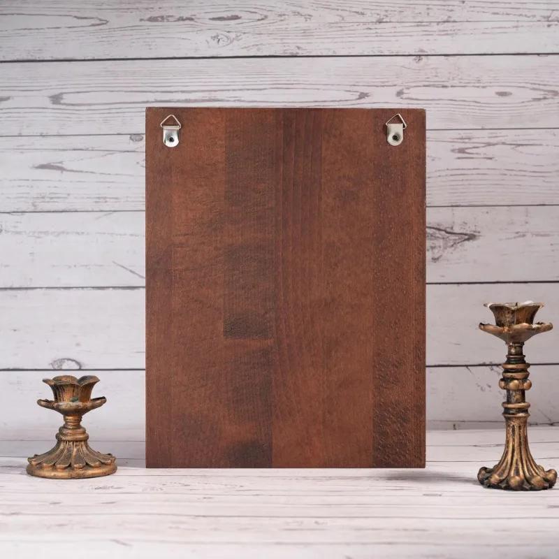 Священное Сердце Иисуса Католическая статуя Иисуса, религиозная деревянная табличка, настенное украшение, церковная комната, украшение дома, Рождество