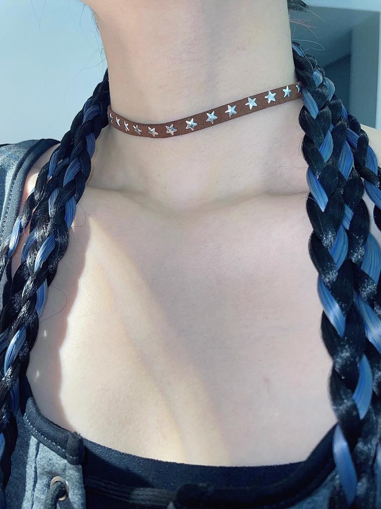 Европейские и американские трансграничные y2k красотки бабочка кожаный ошейник панк-рок чокер цепочка на ключицы ожерелье ювелирные изделия для внешней торговли