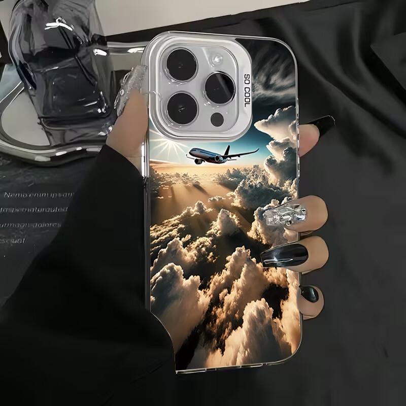 Креативный трендовый чехол для телефона IMD с рисунком самолета для Poco F6 X5 X6 M6 Pro 4G Mi 15 14 13 12 13T 14T Pro 11 Lite 5G NE Cover