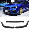 Compatible with 15-21 Subaru STI: Three-Piece Front Lip Splitter for Subaru WRX CS Style JDM