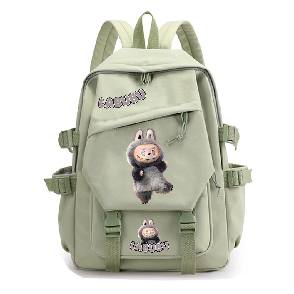 Модный рюкзак в стиле колледжа, милый мультяшный принт, большая вместимость, для учеников начальной и средней школы