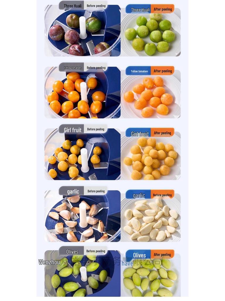 Automatic Electric Peeler for Home & Commercial Use - Ideal for Fruits & Milk Tea Shops