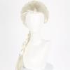 Frozen Elsa Princess Cosplay Wig for Kids Girl Halloween Snow Queen 70cm Light Gold Braid Dress Up Carnival Party Accessories