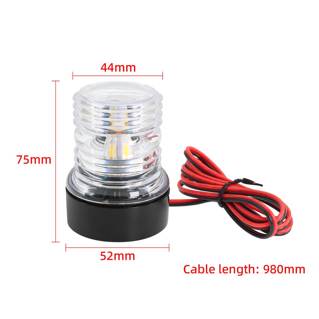 IP65 Waterproof Degree LED Boat Navigation 12~24V Light Lamp Sailing Signal Light Boat Accessories for Yacht Marine Anchor