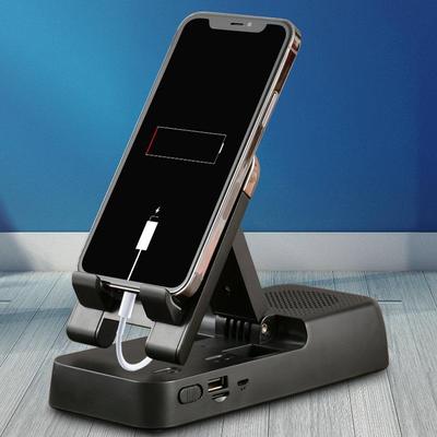 Многофункциональная складная подставка для телефона с беспроводным Bluetooth-динамиком для iPhone, смартфона, настольный нескользящий кронштейн