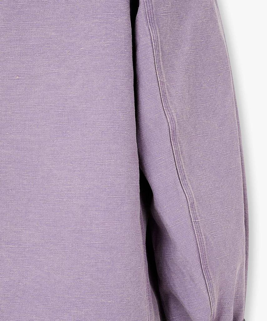 Man On The Boon Vintage Washed Half Jacket_Purple 4716109012