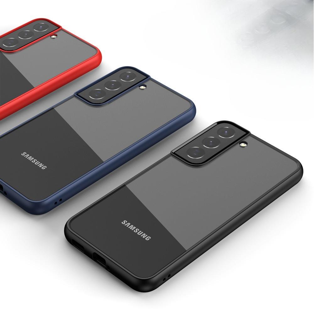 Подходит для чехла для мобильного телефона Samsung S22ultra Прозрачный Противоударный Чехол для Galaxy S22plus Защитный чехол S22 Чехол Противоскользящий