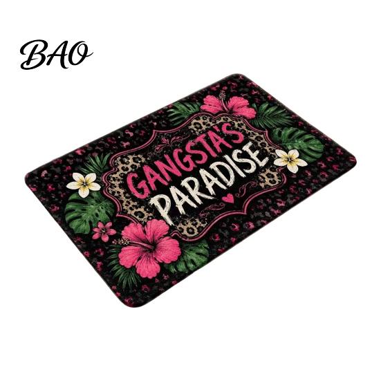 Durable Polyester Rug Halloween Pumpkin Door Mat, Fall Seasonal Welcome Non-slip Farmhouse Non Slip Hallway Entrance for Front Porch Entryway Kitchen
