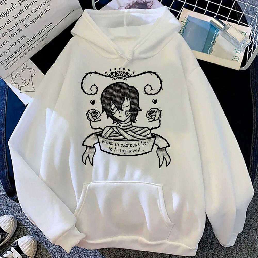 Толстовки с капюшоном Bungou Stray Dogs, женская уличная одежда, флисовая рубашка с капюшоном, женская рубашка с капюшоном в стиле аниме, унисекс