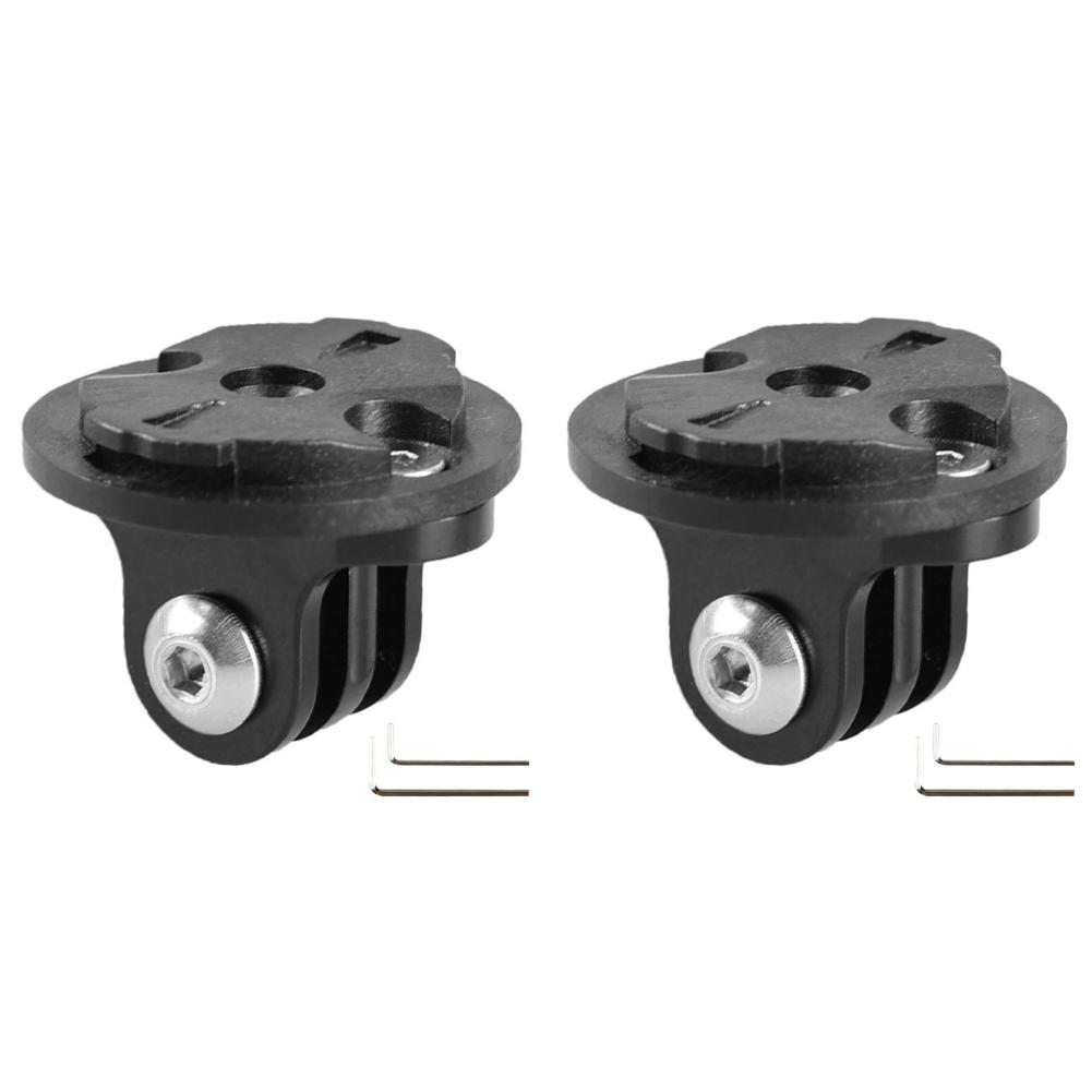 Bike Camera Headlight Adapter Aluminum Alloy Bicycle Computer Holder Base Lightweight Cycling Front Light Bracket Adapter