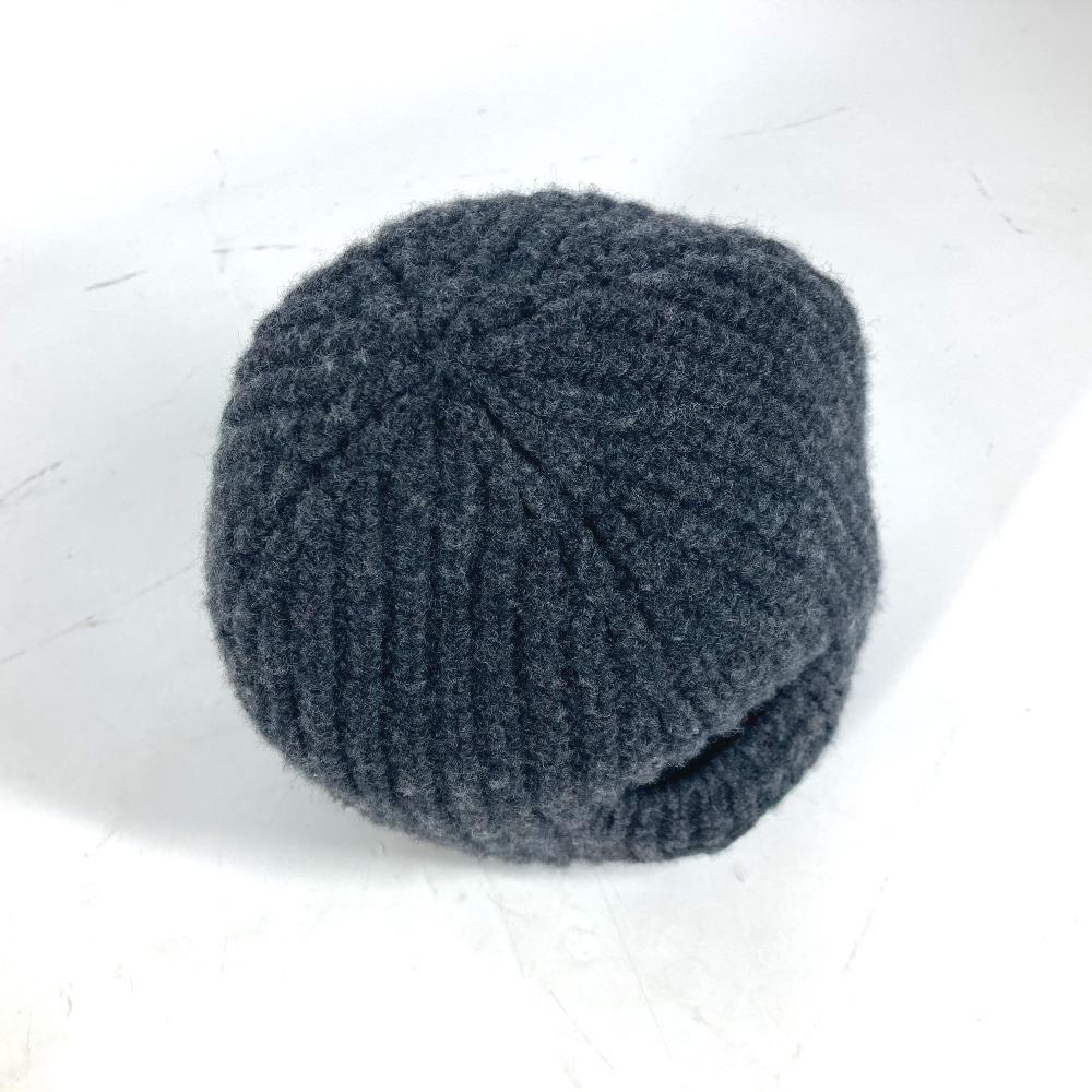 FENDI FXQ959 with logo pocket beanie hat knit hat knit cap Knit hat Unused