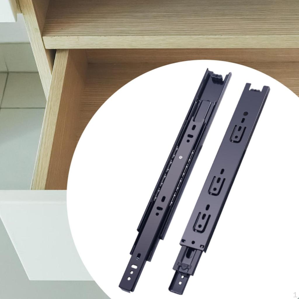 Шариковые направляющие для ящиков шкафов шириной 45 мм, запасные части