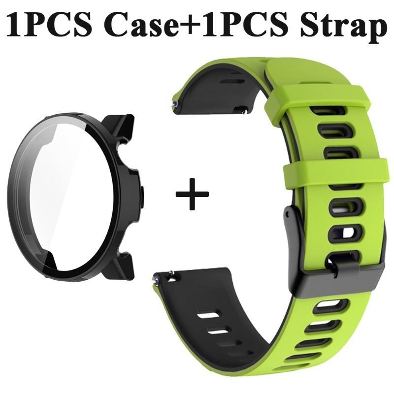 PC Case Cover + WatchBand for Coros Pace 3 2 Pro Soft Wristbands for COROS PACE Pro Replacement Shell Strap Sports Silicone Watch