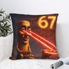 Pillow Case Tung Tung Tung Sahur 67 6 7 Graphic Pillow Cover For Living Room Sofa Morden Pillowcases